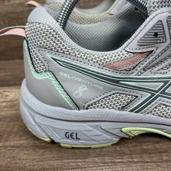Asics Gel-Venture 8 Gray Womens US Size 11 Wide EUR 43.5 1012B231 Running Shoes - Picture 2 of 10